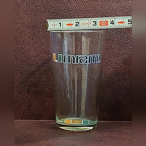 Vintage University of Miami Hurricanes Tumbler Collector Glass - Picture 7 of 9